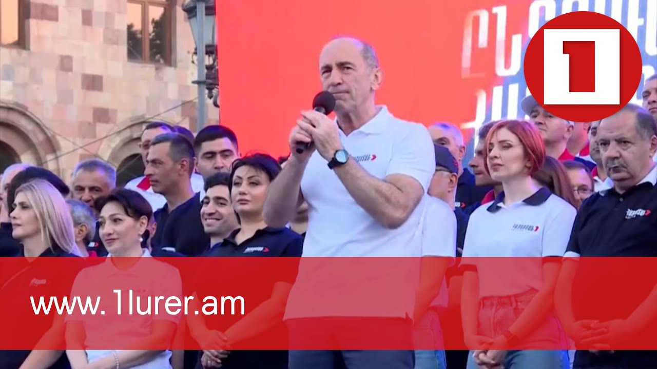 «Հայաստան» դաշինքը ներկայացրել է իր ընտրական ցուցակի առաջին երեսուն թեկնածուներին