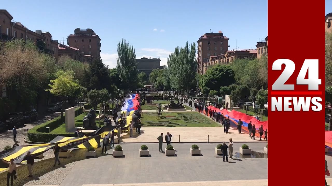 Երևանում անցավ «Անմահ գնդի» երթը՝ նվիրված Հայրենական մեծ պատերազմի հաղթանակի 81-րդ տարեդարձին